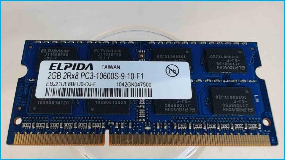 2GB DDR3 Memory RAM Elpida PC3-10600S-9-10-F1 Asus X7BJ