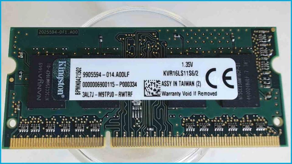 2GB DDR3 Memory RAM Kingston 1600 1.35V ZE7 DOT-020GE
