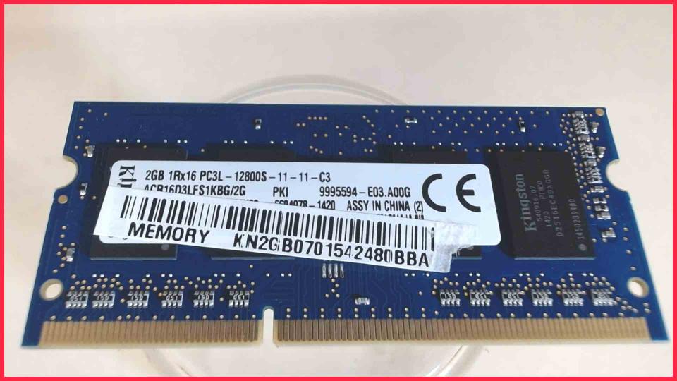 2GB DDR3 Memory RAM Kingston PC3L-12800S Packard Bell ENTF71BM Z5WGM