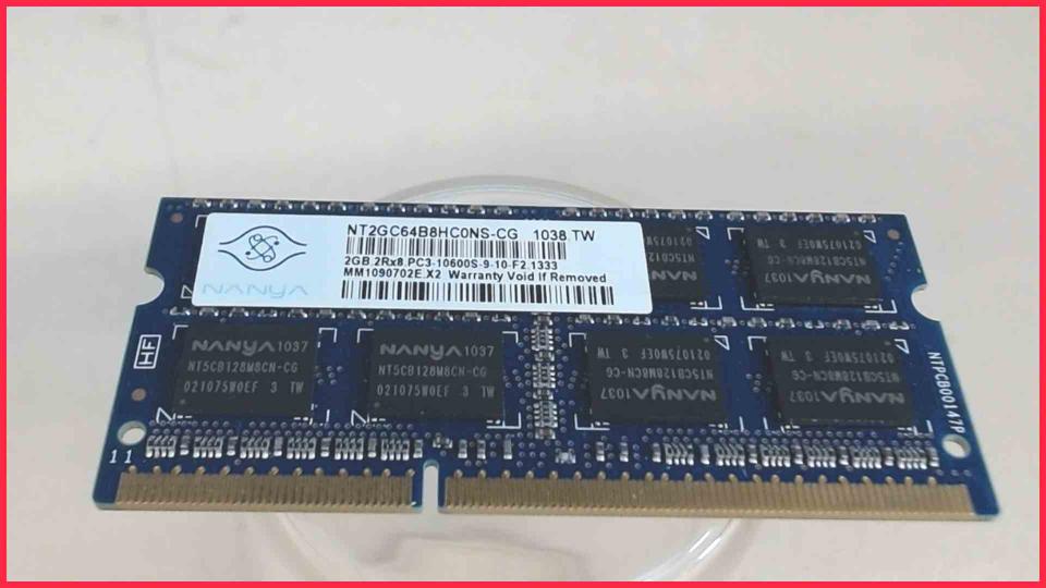 2GB DDR3 Memory RAM Nanya PC3-10600S-9-10-F2.1333 Fujitsu Celsius H270