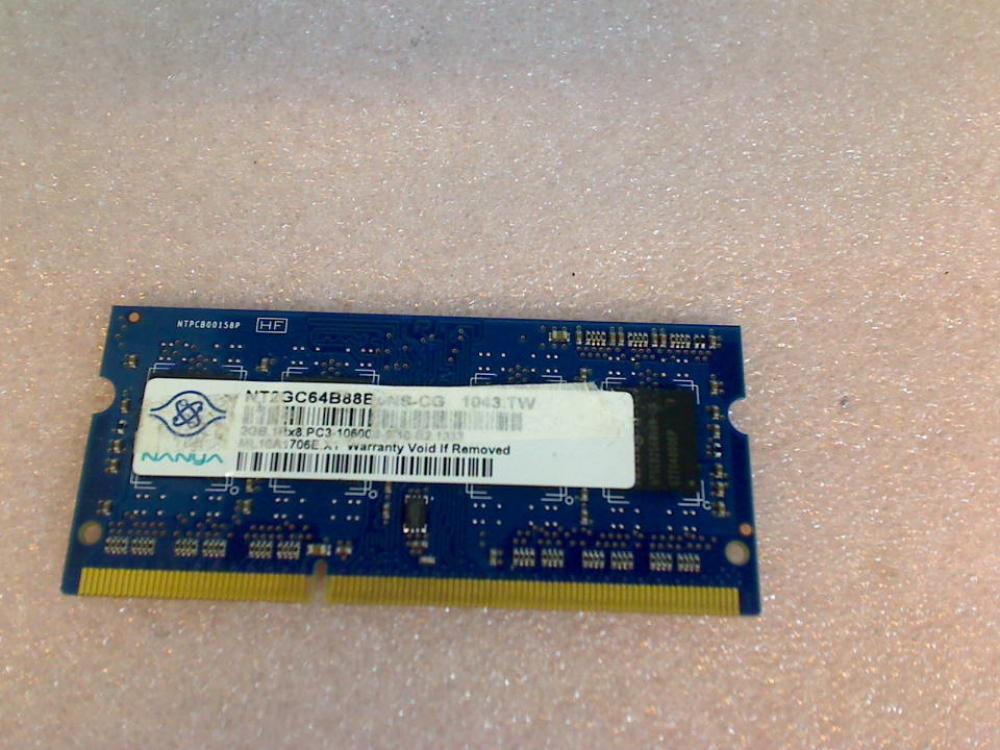 2GB DDR3 Memory RAM Nanya PC3-10600S Toshiba Satellite C660D-10D