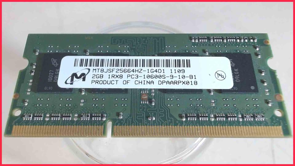 2GB DDR3 Memory RAM PC3-10600S-9-10-B1 MT Aspire 5820TG ZR7C