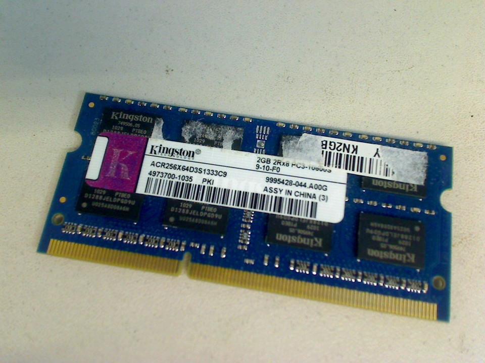 2GB DDR3 Memory RAM PC3-10600S Kingston 1333MHz Asus X53U X53U-SX176V