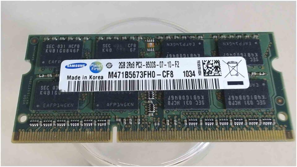 2GB DDR3 Memory RAM PC3-8500S-07-10-F2 Samsung Akoya MD98730 E6226