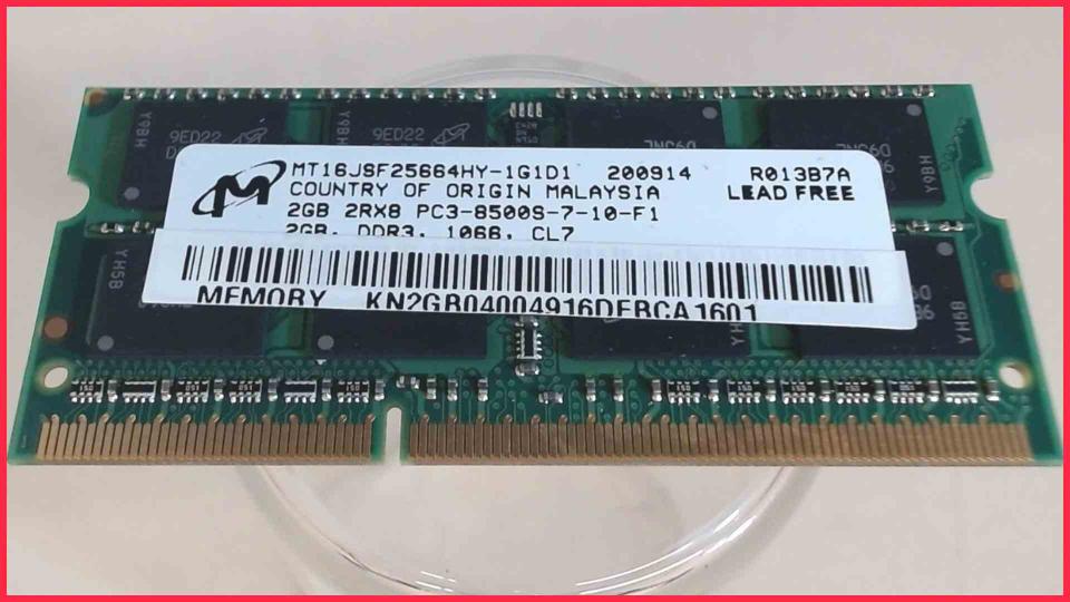 2GB DDR3 Memory RAM PC3-8500S Packard Bell Easynote LJ65 KAYF0 -2