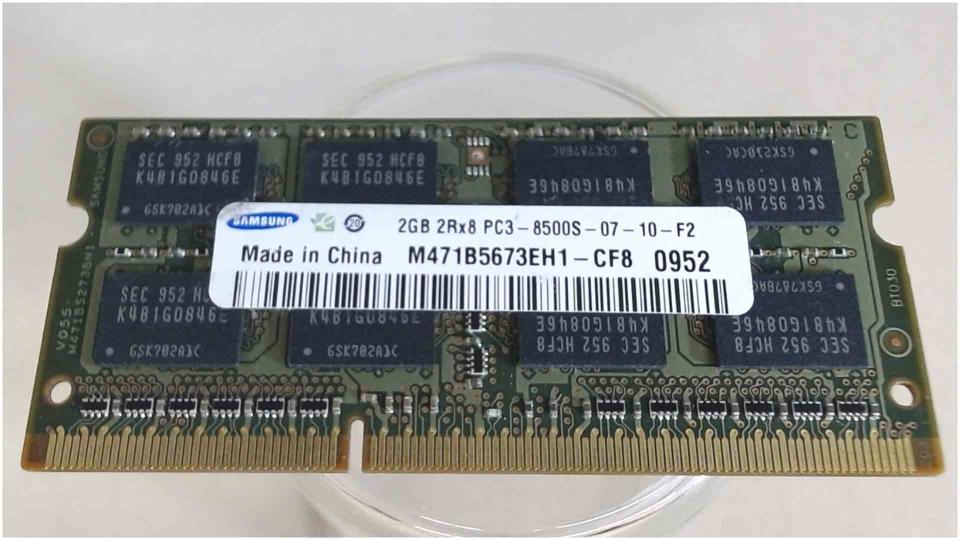 2GB DDR3 Memory RAM Samsung PC3-8500S-07-10-F2 Akoya MD98730 E6226