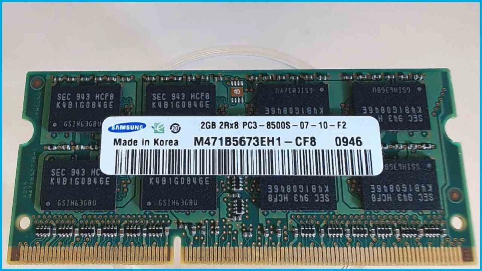 2GB DDR3 Memory RAM Samsung PC3-8500S-07-10-F2 Lenovo B550 0880