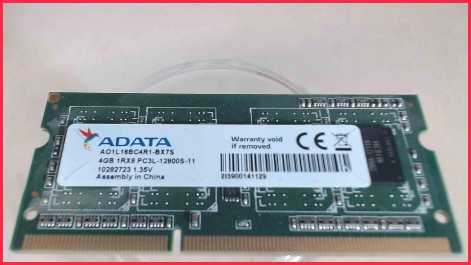 4GB DDR3 Memory RAM ADATA PC3L-12800S-11 HP 15-bs178ng
