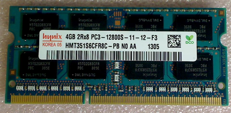 4GB DDR3 Memory RAM Hynix PC3-12800S-11-12-F3 HP EliteBook 8470p i7