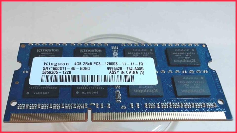 4GB DDR3 Memory RAM Kingston PC3-12800S Vaio SVE151E11M SVE1512T1ESI