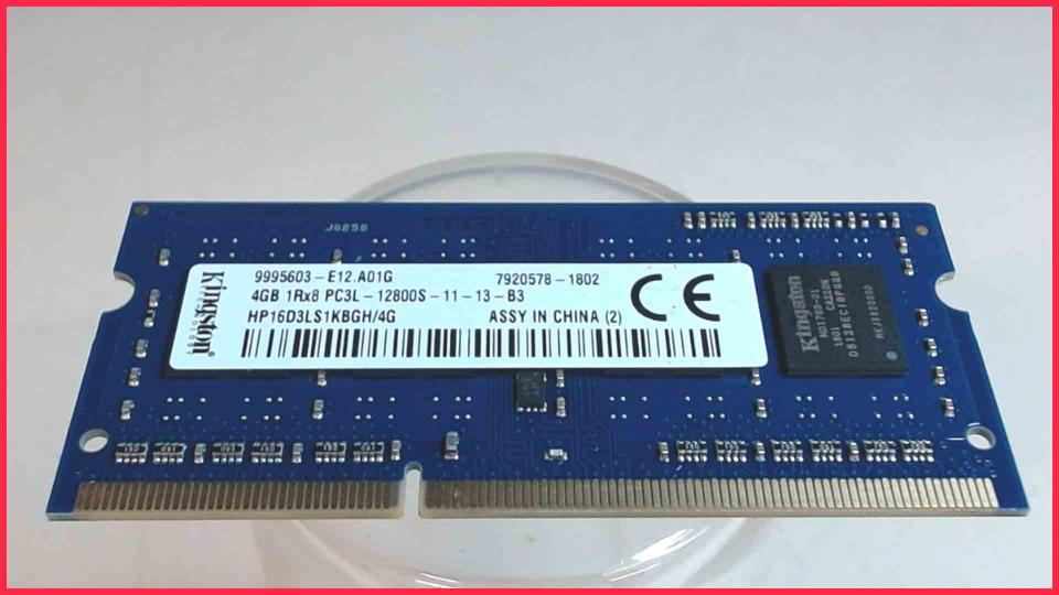 4GB DDR3 Memory RAM Kingston PC3L-12800S-11-13-B3 HP 17-bs007ng