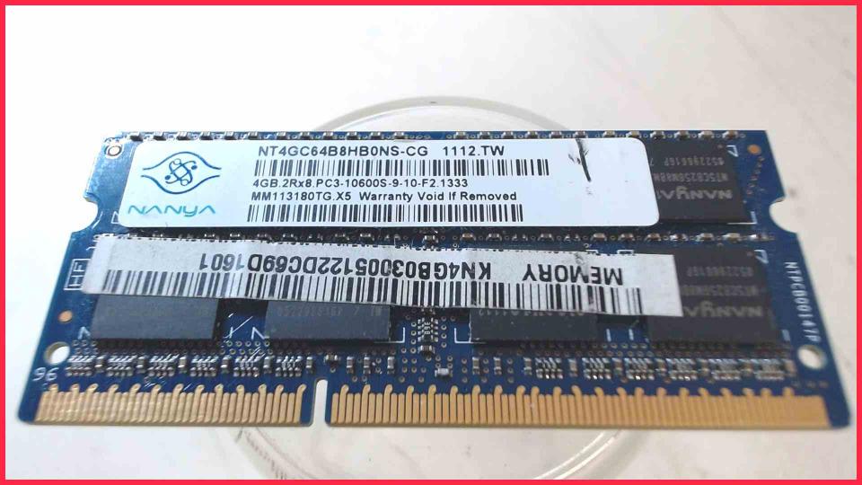 4GB DDR3 Memory RAM Nanya PC3-10600S-9-10-F2 Samsung R730 NP-R730 -2