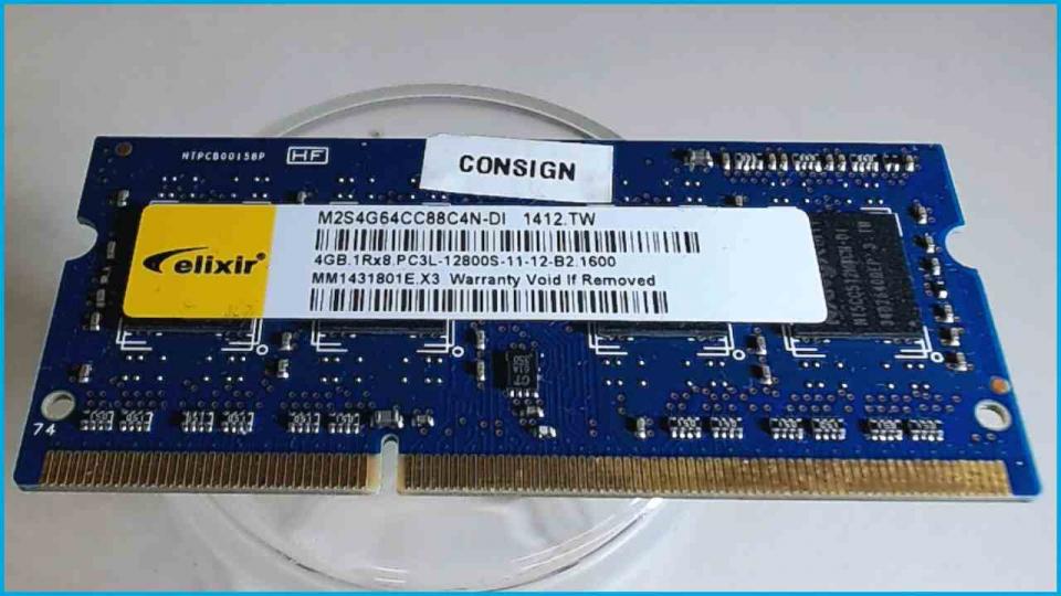 4GB DDR3 Memory RAM PC3L-12800S-11-12-B2.1600 Terra Mobile 1513 W950TU