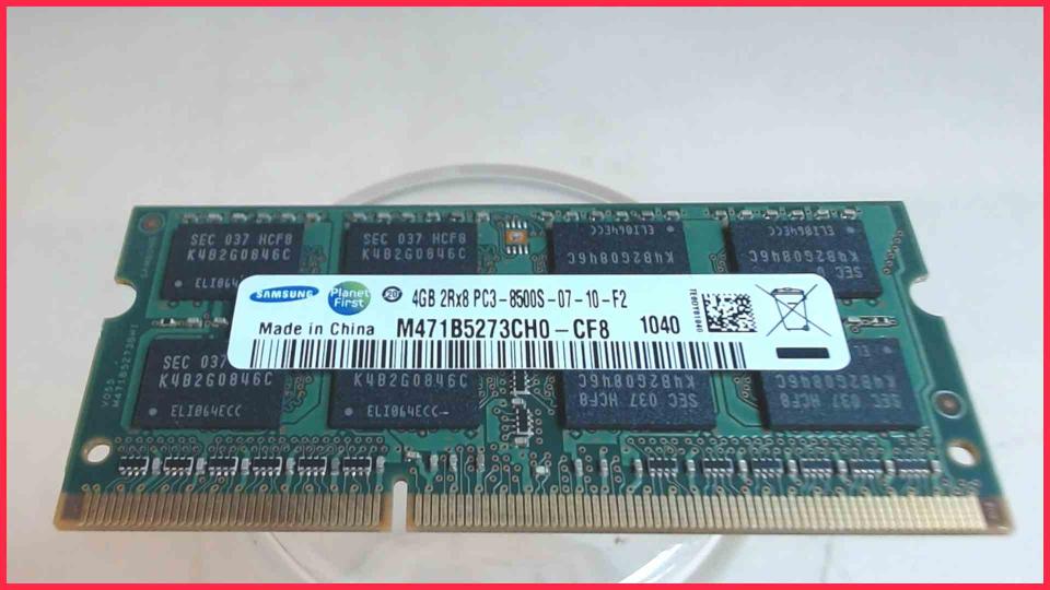 4GB DDR3 Memory RAM Samsung PC3-8500S-07-10-F2 Samsung NP-RF710