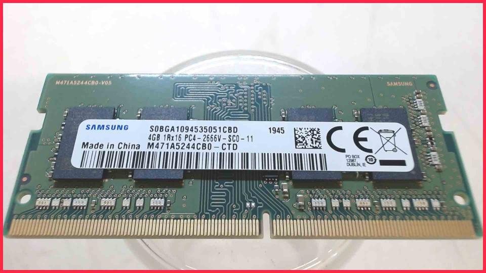 4GB DDR4 Memory RAM Samsung PC4-2666V-SC0-11 IdeaPad S145-15IIL 81W8