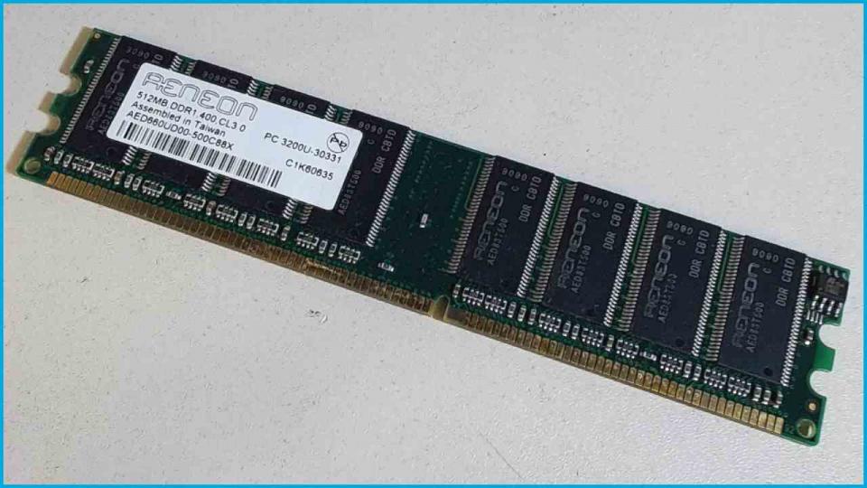 512MB DDR Arbeitsspeicher RAM DDR1 400 PC3200U-30331 Aeneon AED660UD00-500C88X
