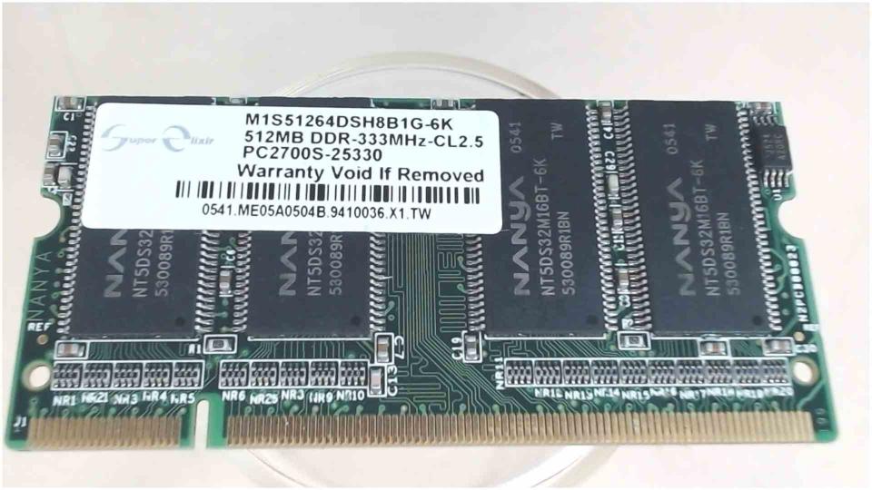 512MB DDR Memory RAM Nanya PC2700S-25330 333MHz Maxdata Eco 4500 i