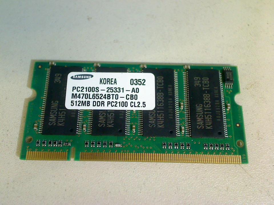 512MB DDR Memory RAM Samsung PC2100S-25331-A0 Siemens LifeBook C1110D