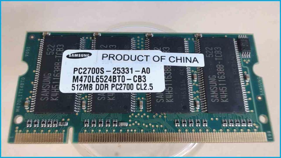 512MB DDR Memory RAM Samsung PC2700S-25331-A0 Compaq nc6120 -2