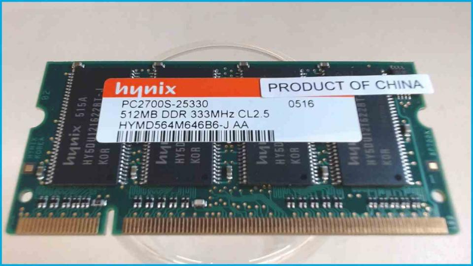 512MB DDR Memory RAM hynix PC2700S-2530 333MHz Compaq nc6120 -4