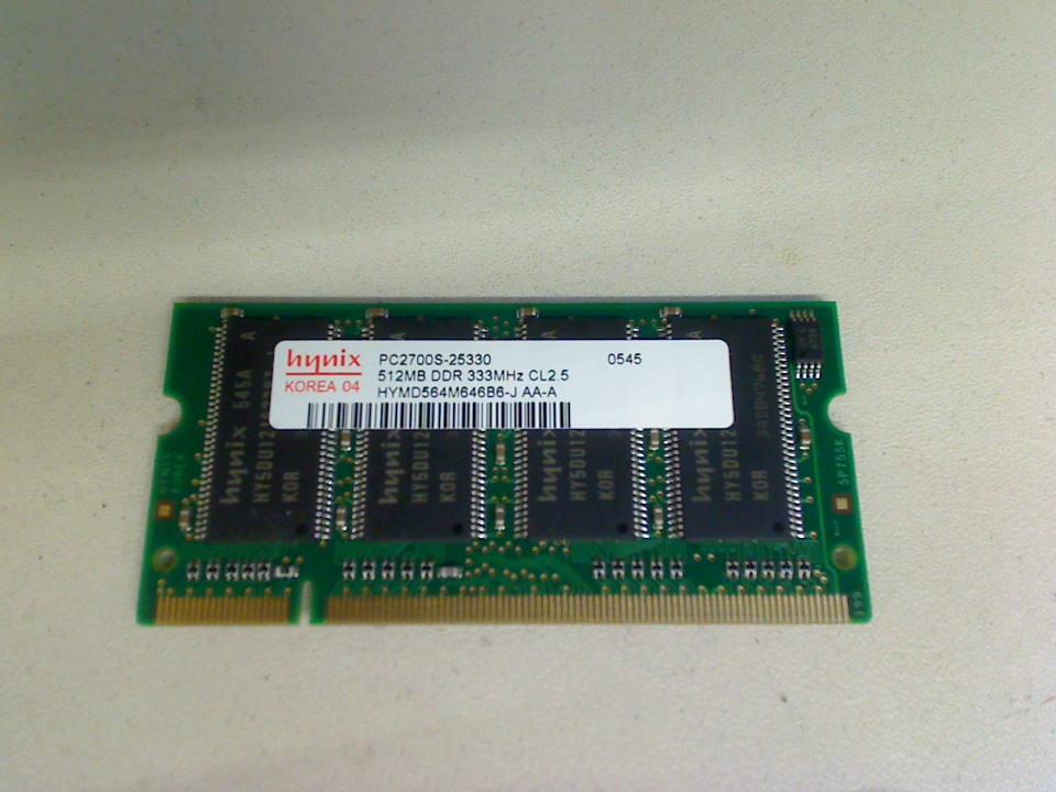 512MB DDR Memory RAM hynix PC2700S-2530 333MHz Fujitsu A1667EX