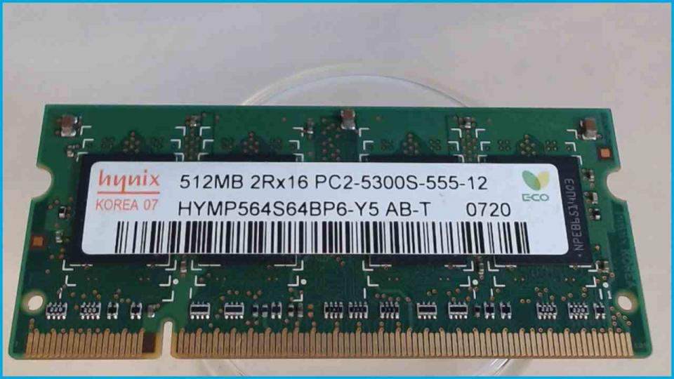 512MB DDR2 Memory RAM Hynix PC2-5300S-555-12 TravelMate 2480 ZR1