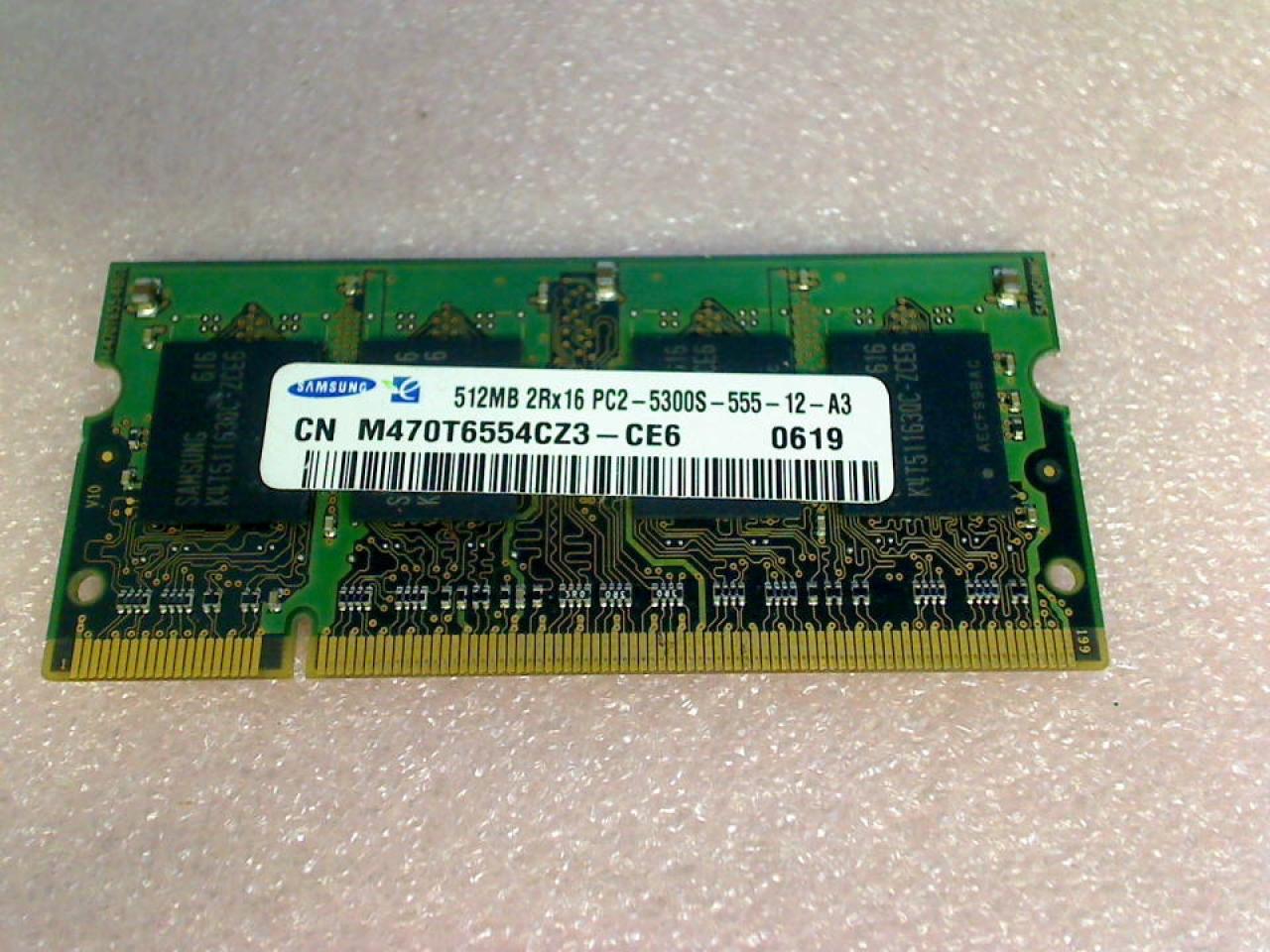 512MB DDR2 Memory RAM Samsung PC2-5300S-555-12-A3 HP Compaq NX8220 -3