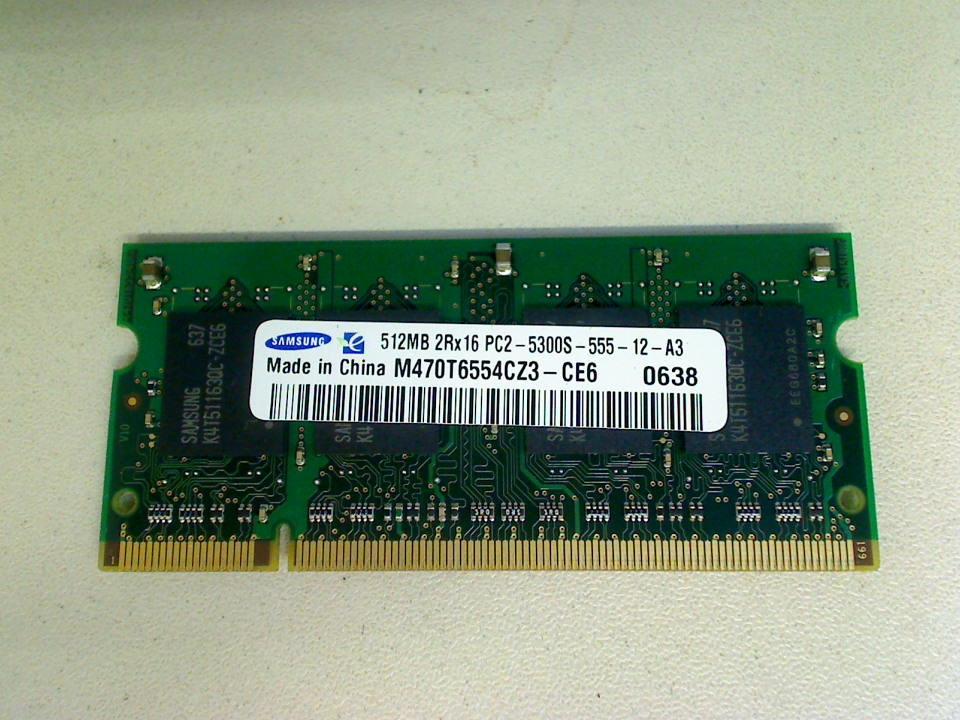 512MB DDR2 Memory RAM Samsung PC2-5300S-555-12-A3 IBM ThinkPad R60 9456