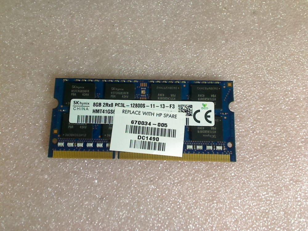 8GB DDR3 Memory RAM PC3L-12800S SK hynix HP 17-f105ng