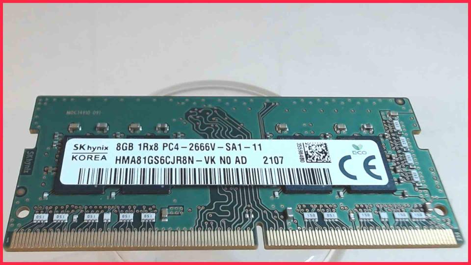 8GB DDR4 Memory RAM hynix PC4-2666V-SA1-11 Medion S17403 MD61994
