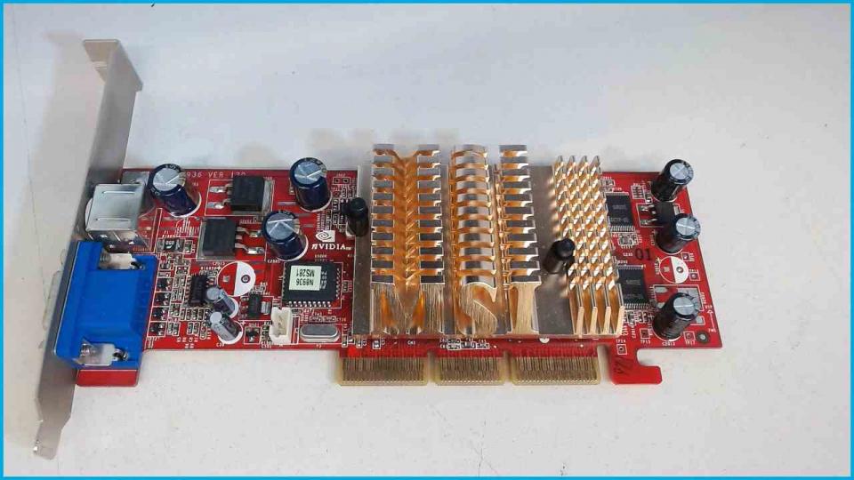 AGP Grafikkarte VGA/S-Video Out MSI MX4000-T128