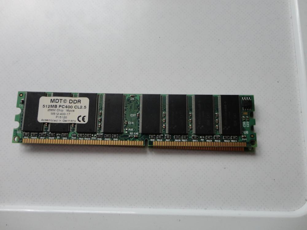 ARBEITSSPEICHER RAM DDR1 CL2,5 Acer MDT PC400 512MB