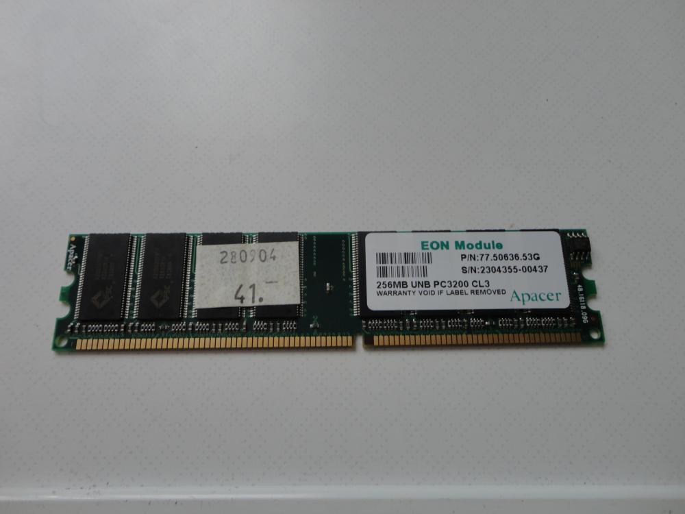 ARBEITSSPEICHER RAM DDR1 CL3 Acer EON MODULE 256MB PC3200
