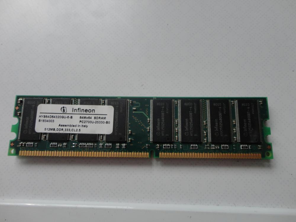 ARBEITSSPEICHER RAM DDR1 CL3 Acer Infineon 512MB PC400