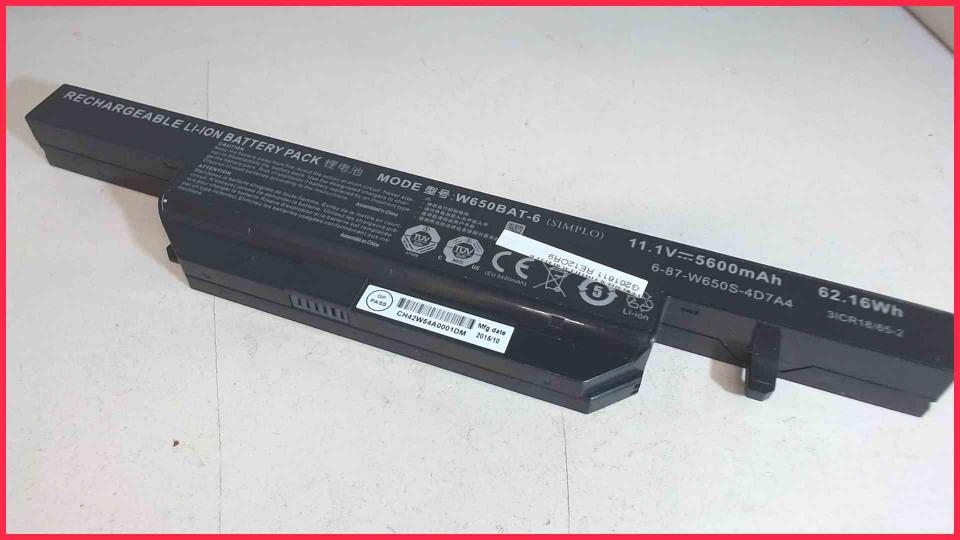 Akku Battery 11.1V 5600mAh 62.16Wh W650BAT-6 Terra Mobile 1548