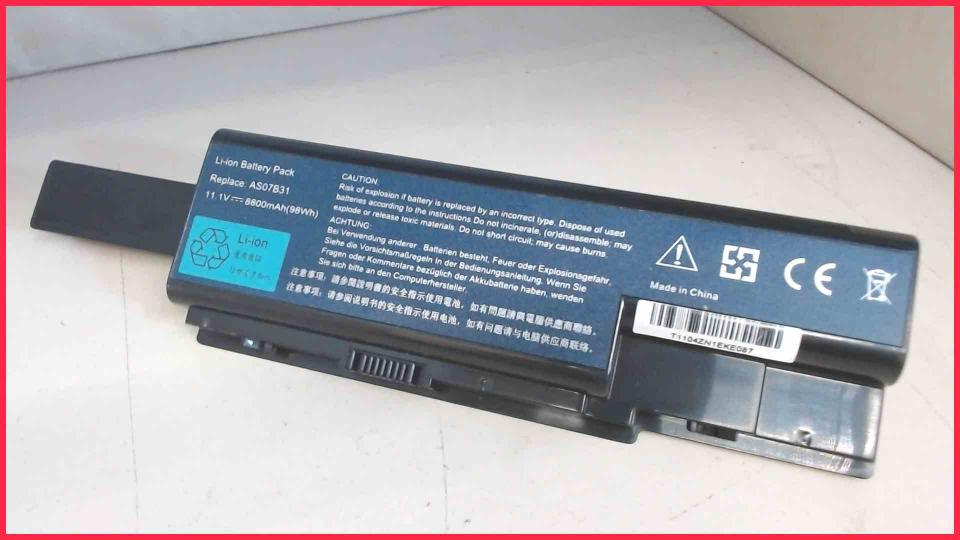 Akku Battery 11.1V 8800mAh 98Wh AS07B31 Acer Aspire 7540G MS2278