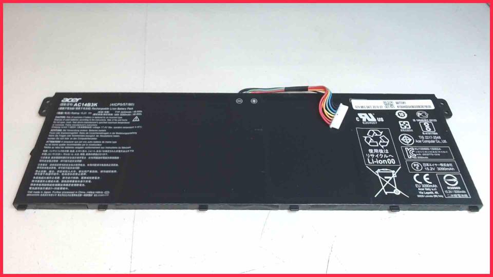 Akku Battery 15.2V 3090mAh AC14B3K Aspire ES 15 ES1-572-30Q9