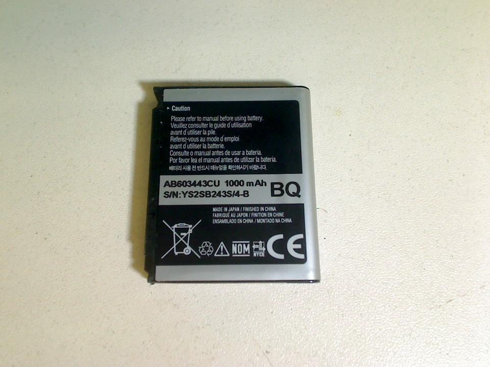 Akku Batterie 3.7V 1000mAh (AB603443CU) Samsung GT-S5230 GT-S5230