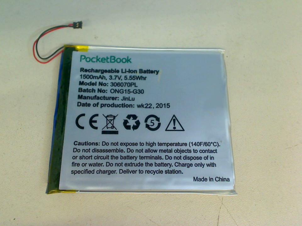 Akku Batterie 3.7V 1500mAh 5.55Whr ONG15-G30 PocketBook Touch Lux 3 626