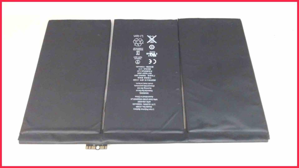 Akku Battery 3.7V 43.0Whr 11560mAh A1389 Apple iPad 3 A1430