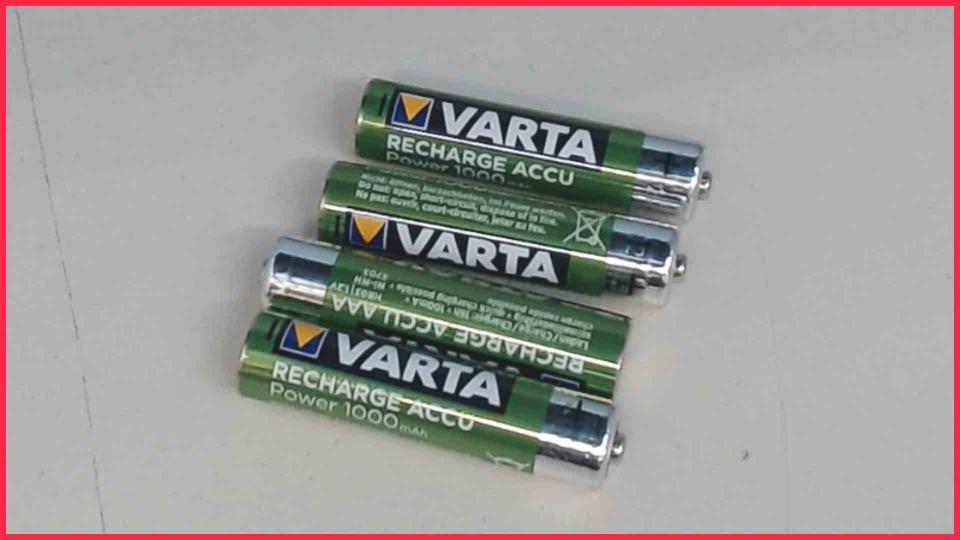 Akku Batterie 4x NiMH AAA Varta 1000mAh Angelcare AC403-D