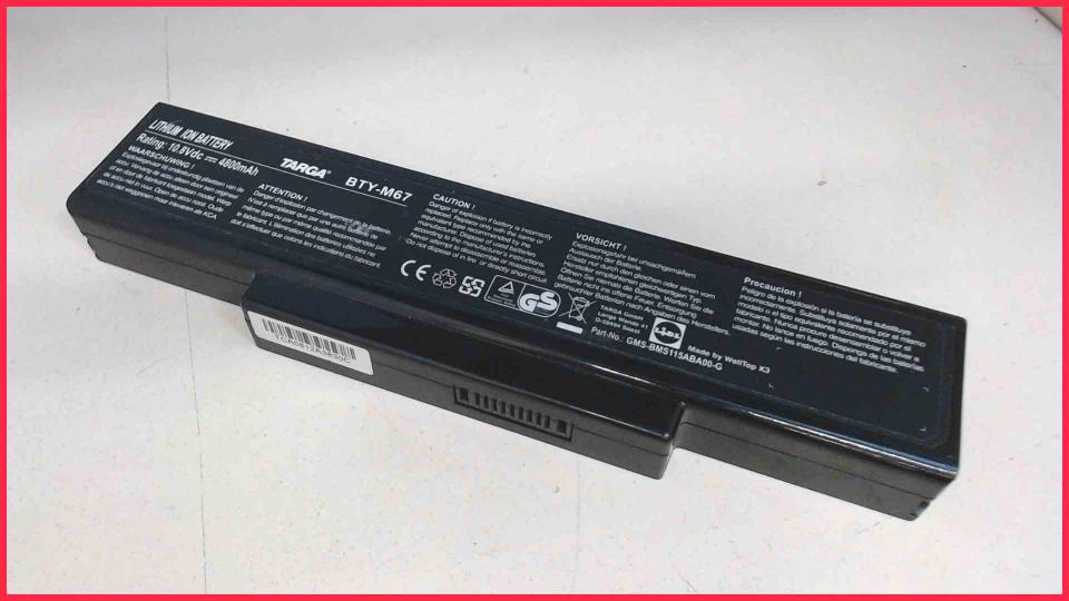Akku Battery 10.8V 4800mAh BTY-M67 MSI MS-1674 EX623