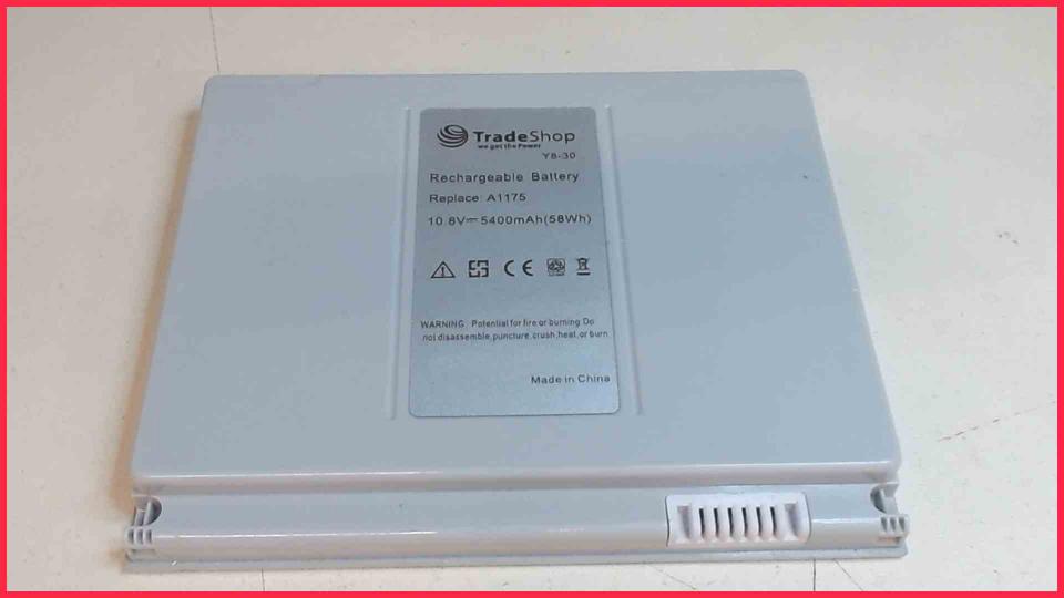 Akku Battery 10.8V 5400MAh (58Wh) A1175 MacBook Pro A1260 15\" -3