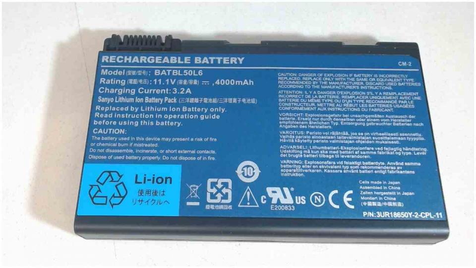 Akku Battery 11.1V 4000mAh BATBL50L6 Acer Aspire 5610 BL50