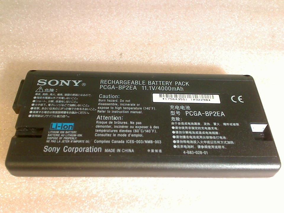 Akku Battery 11.1V 4000mAh PCGA-BP2EA Sony VGN-A115B PCG-8Q8M