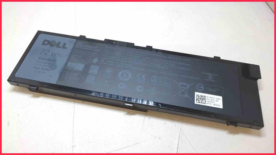 Akku Battery 11.1V 72Wh 6160mAh Precision 7520 P53F -2