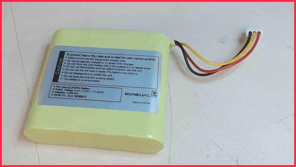 Akku Battery 12.8V 1400mAh 17.92Wh Moneual ME770