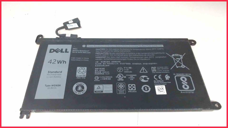 Akku Battery 42Wh CN-0Y3F7Y Dell Inspiron 13 5378 P69G