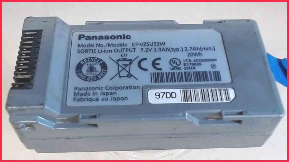 Akku Battery 7.2V 2.9Ah 20Wh CF-VZSU53W Panasonic CF-H1 CF-H1CDJBGF3