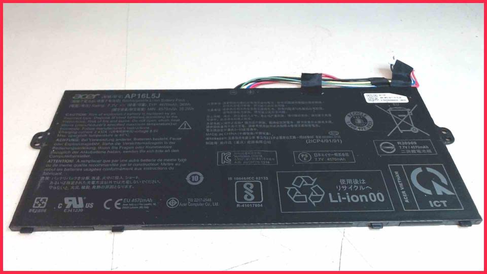 Akku Battery AP16L5J 7.7V 4670 mAh 36Wh Spin 1 SP111-33 N18H1
